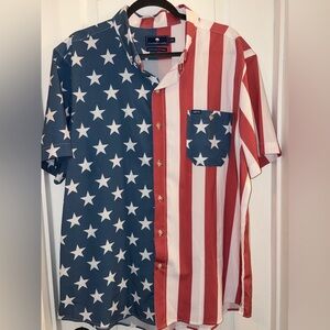 SOUTHERN SHIRT COMPANY Patriotic Stars and Stripes Men's Shirt NWOT